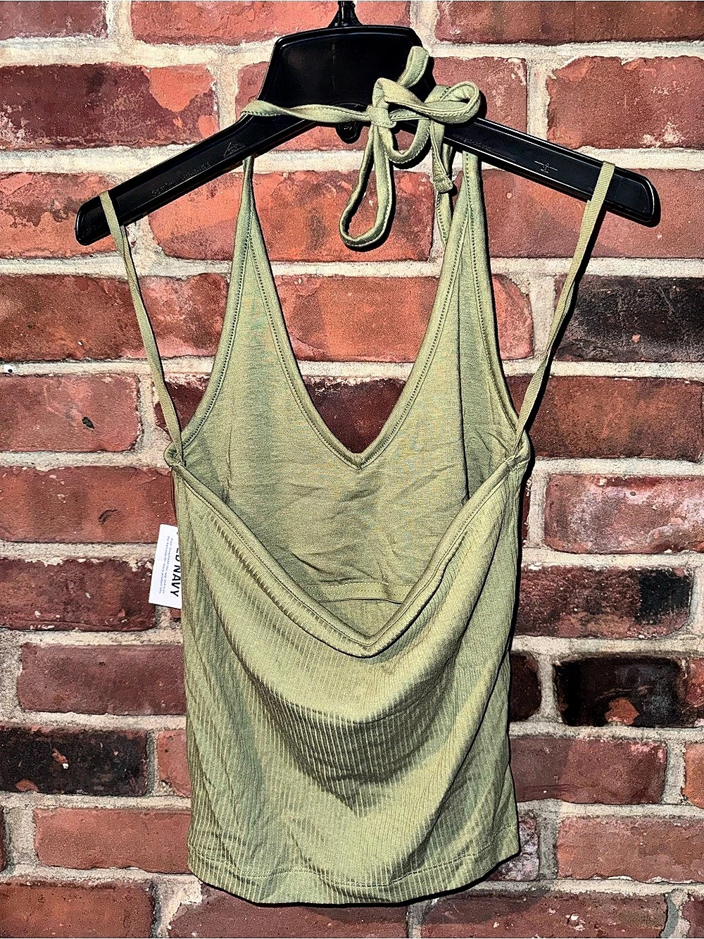 Old Navy Green Tie-Back Tank Top Medium NWT - Picture 2 of 6